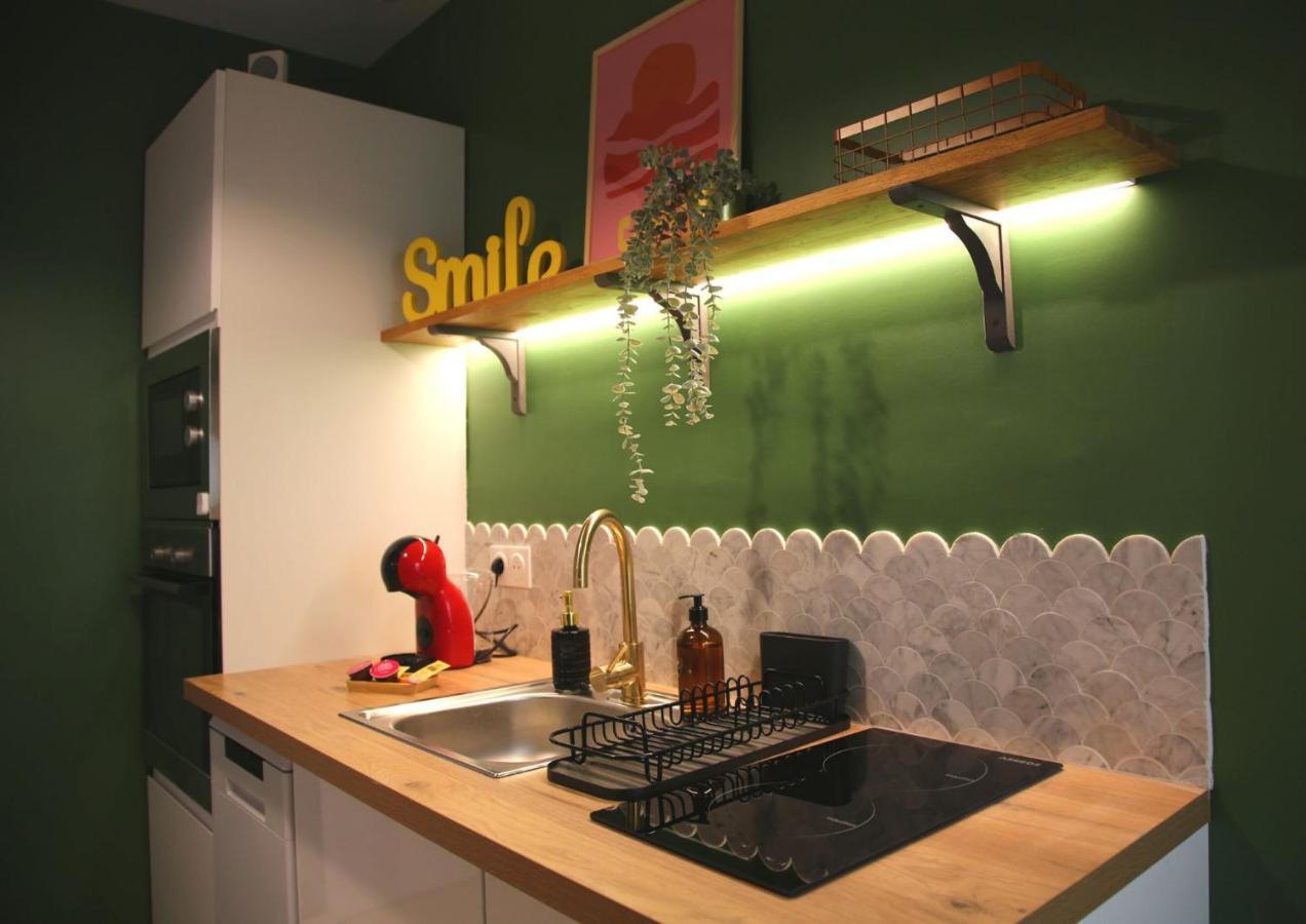 Apartmán L'Eden Chic - Balneo - Jardin - Parking Gratuit Arras Exteriér fotografie