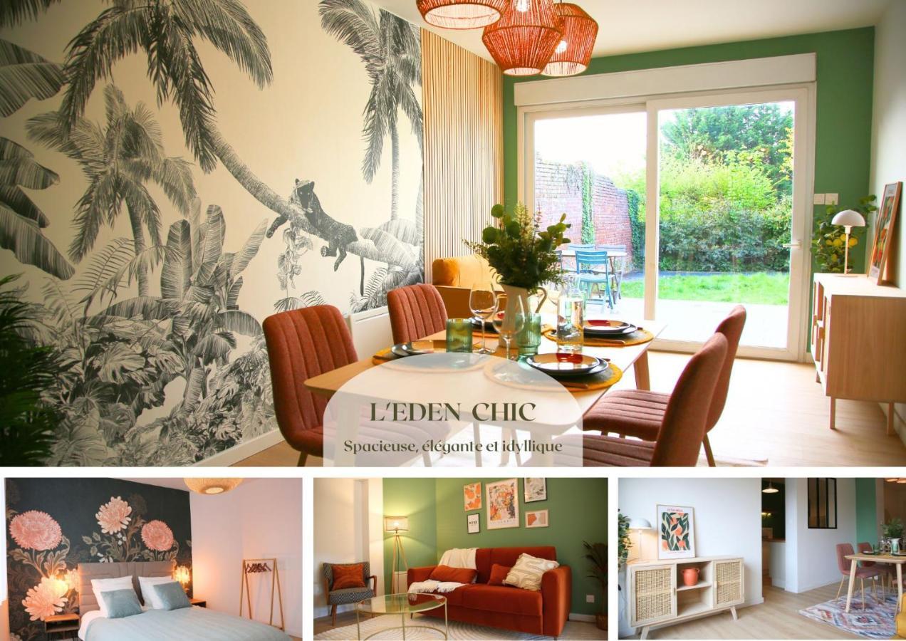 Apartmán L'Eden Chic - Balneo - Jardin - Parking Gratuit Arras Exteriér fotografie
